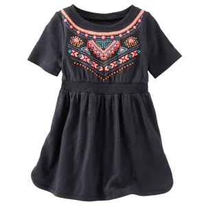 Vestido 2-Piece Puff-Print Dress