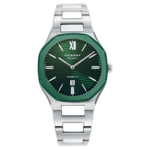 Reloj Acero Y Ceramica Brazalete Sra Va