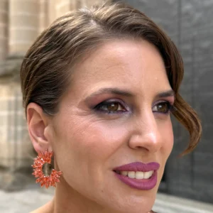 Pendientes Rosaura Naranja