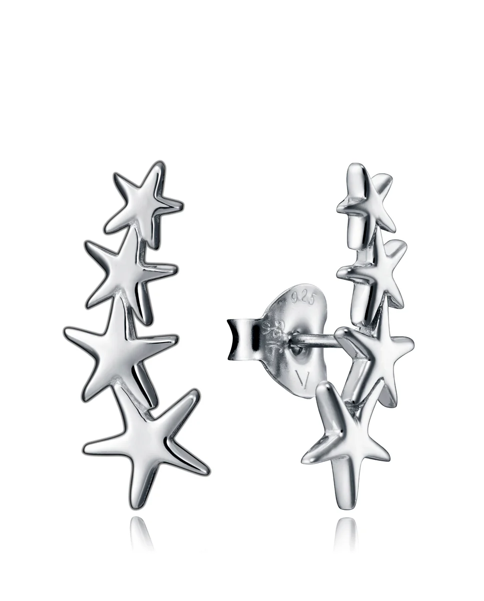 Pendientes Plata Multi Estrellas Sra Jwls