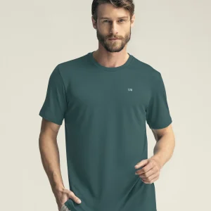 Camiseta deportiva masculina semiajustada de secado rápido