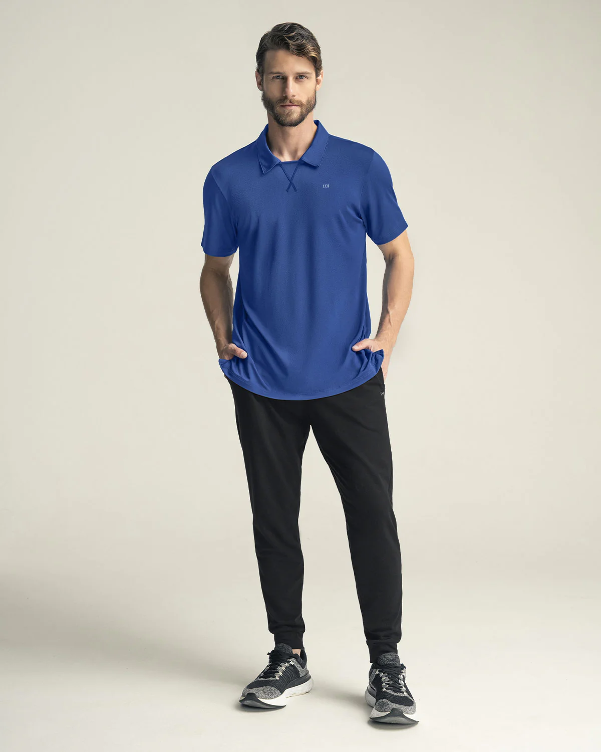 Camiseta deportiva transpirable con cuello tipo polo - Imagen 4