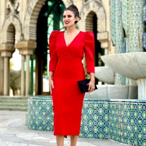 Vestido Albaicín Rojo