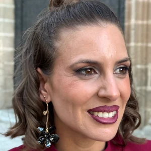 Pendientes jazmín Negro