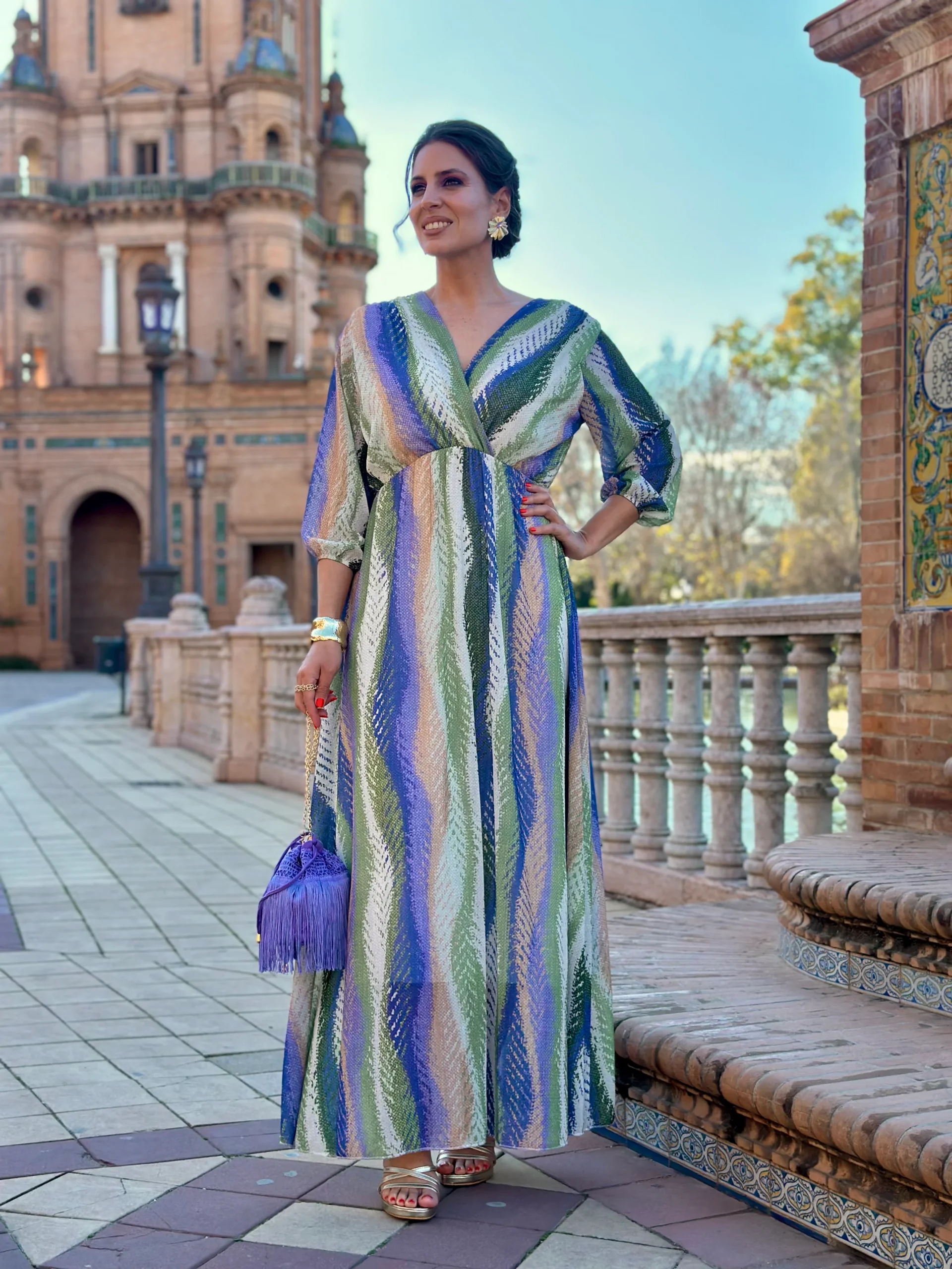 Vestido Rubí Morado - Imagen 5