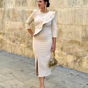 Vestido Selene Beige