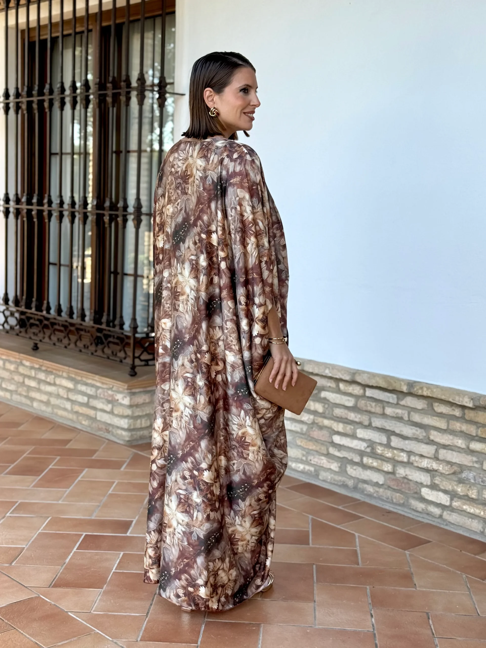 Vestido Olimpia Marr贸n - Imagen 5