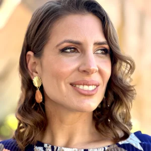 Pendientes Jarama Coral