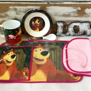 Set completo de jardín  6 piezas - Masha y el Oso