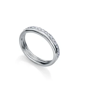 Anillo Plata De Ley Doble Circ Sra Jwls