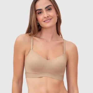 Brasier tipo top ultraliviano con copas internas fijas