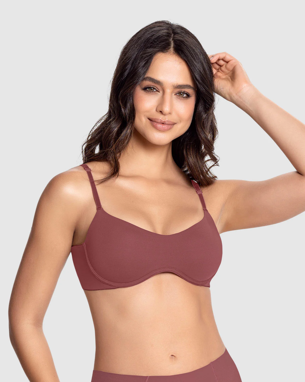 Brasier ultraliviano con copas internas fijas - Imagen 5