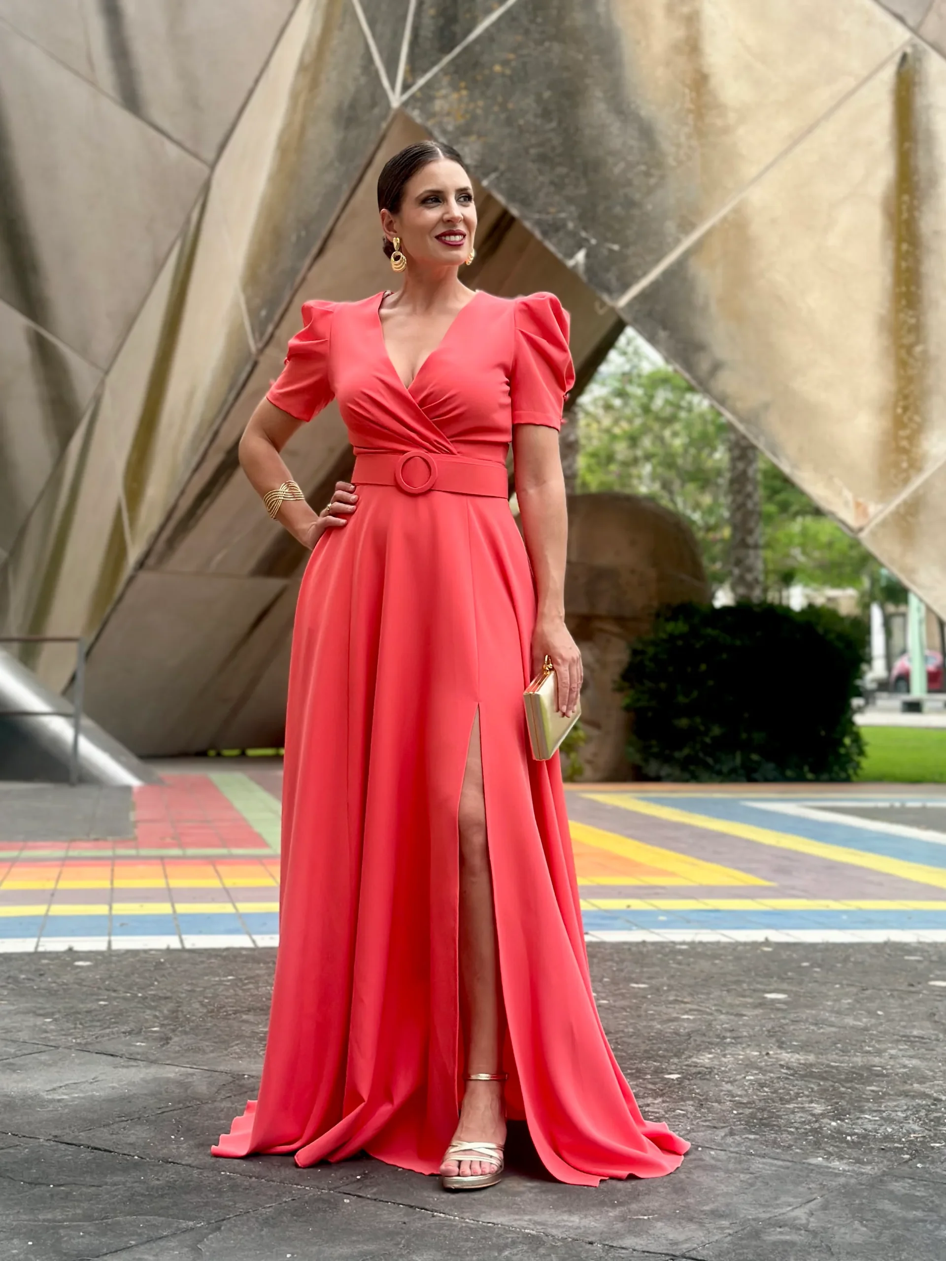 Vestido Coralina Coral