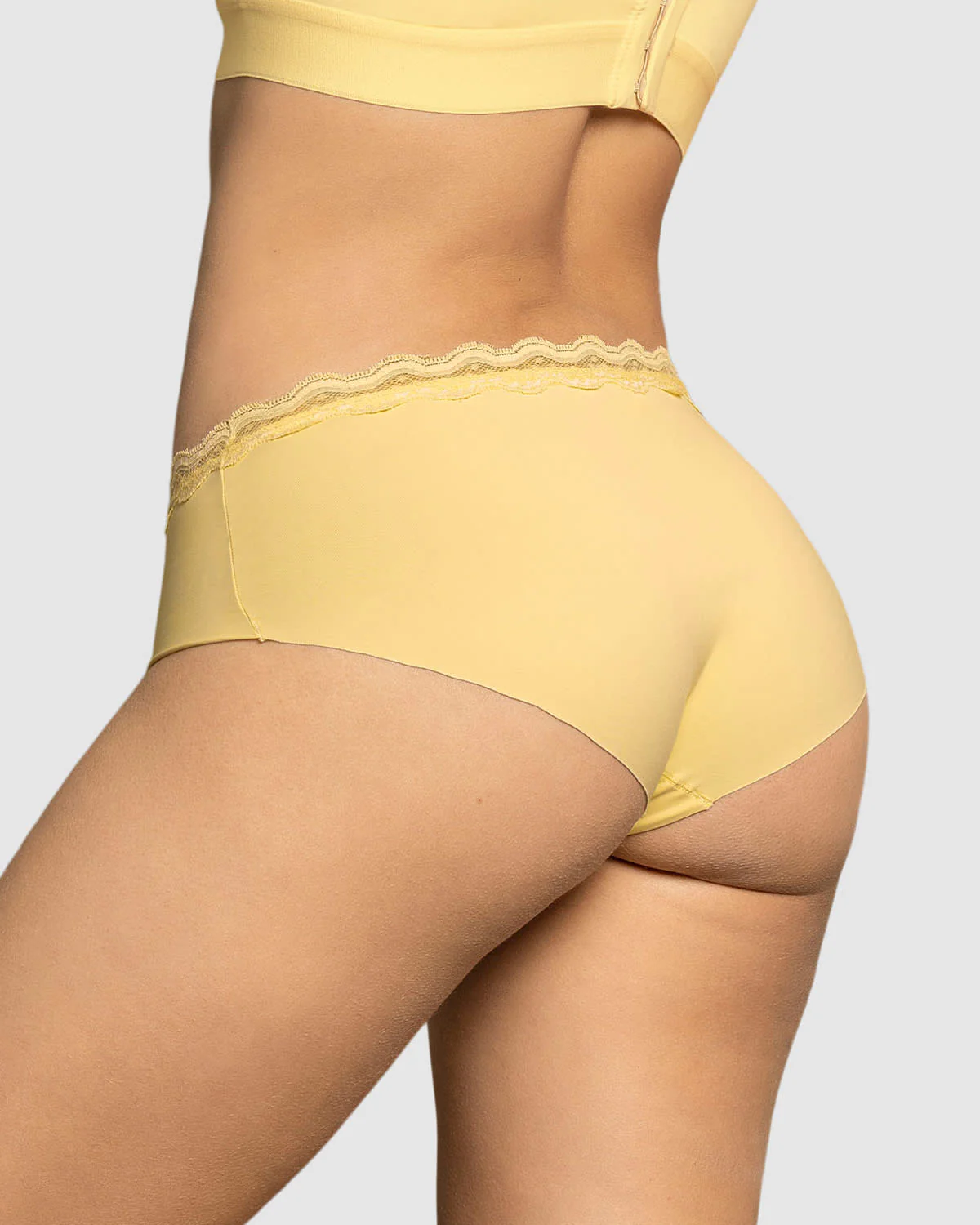 Calz贸n h铆pster con encaje en cintura tiro medio - Imagen 5