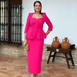 Vestido Soleá Fucsia