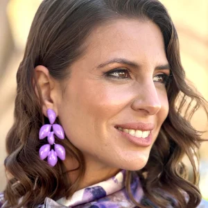 Pendientes Turia Malva