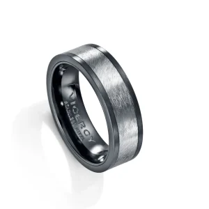 Anillo Acero Liso Efecto Satinado Sr Fashion