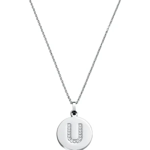 Collar De Acero Abecedario Letra U Sra Fashion