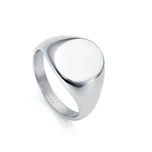 Anillo Acero Sello Redondo Sr Fn