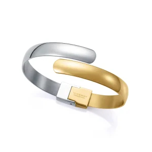 Puls Acero E Ip Dorado Rigida Sra Fashion