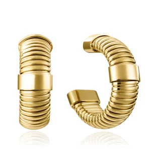 Pend Acero Ip Dorado Tubogas Sra Fashion