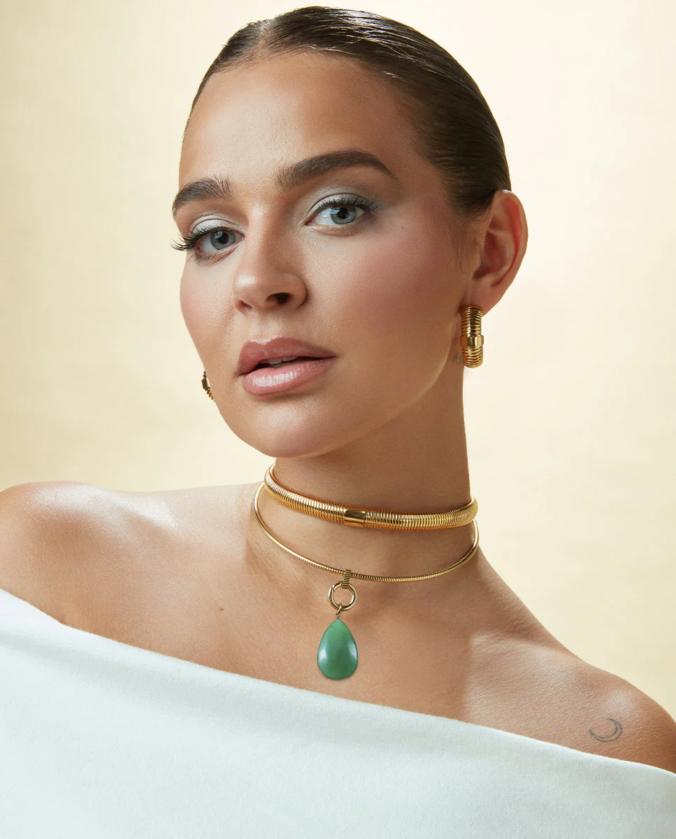 Pend Acero Ip Dorado Tubogas Sra Fashion - Imagen 8