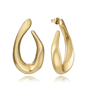 Pend Acero Ip Dorado Gota Sra Fashion