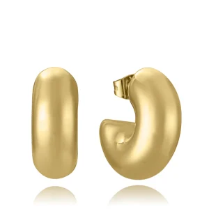 Pend Acero Ip Dorado Volumen Sra Fashion