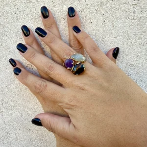 Anillo Trilogía Morado