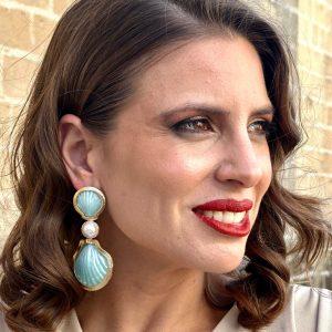 Pendiente Concha Agua Mar