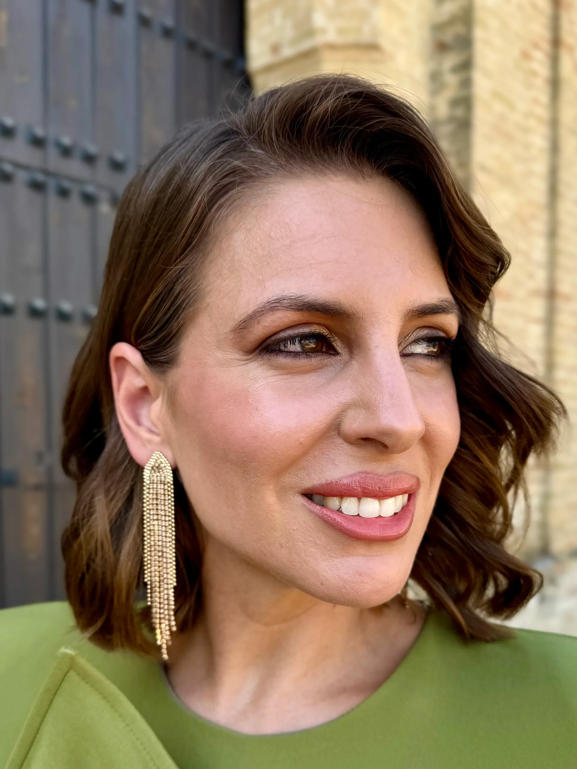 Pendientes Gloria Dorado