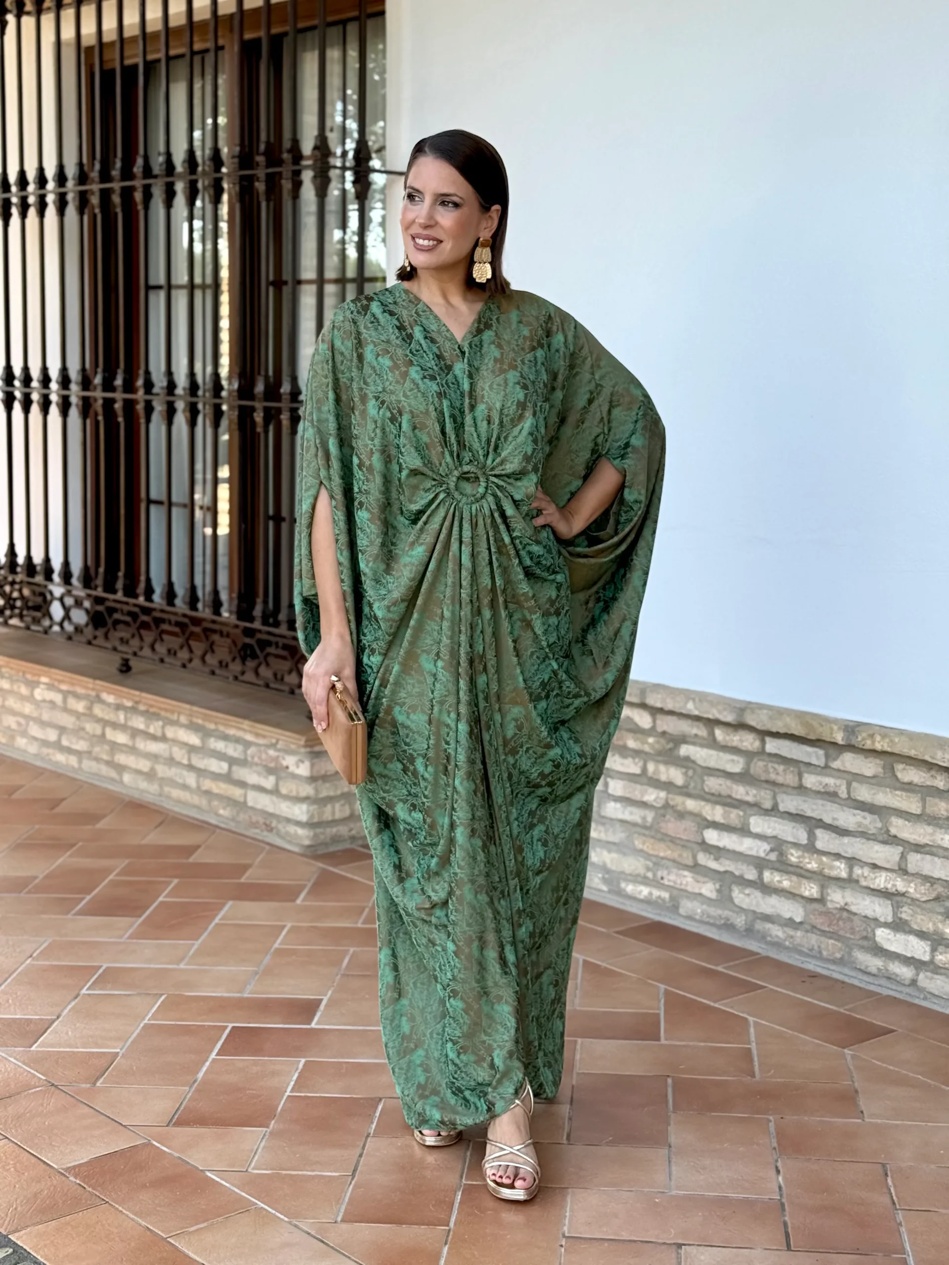 Vestido Olimpia Verde - Imagen 3