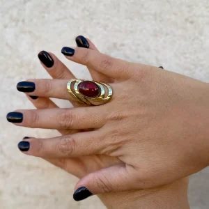 Anillo Ámbar Anaranjado