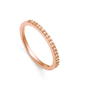 Anillo Plata De Ley Baño Oro Rosa Sra Jwls
