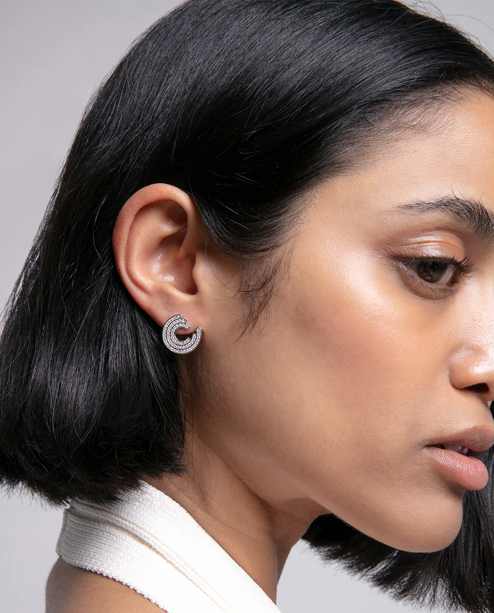 Pend Plata De Ley Baño Rodio Circ Sra Jewels - Imagen 3