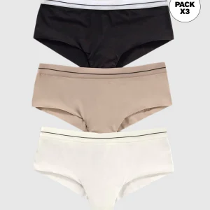 Calzones cacheteros paquete x 3 ultracómodos