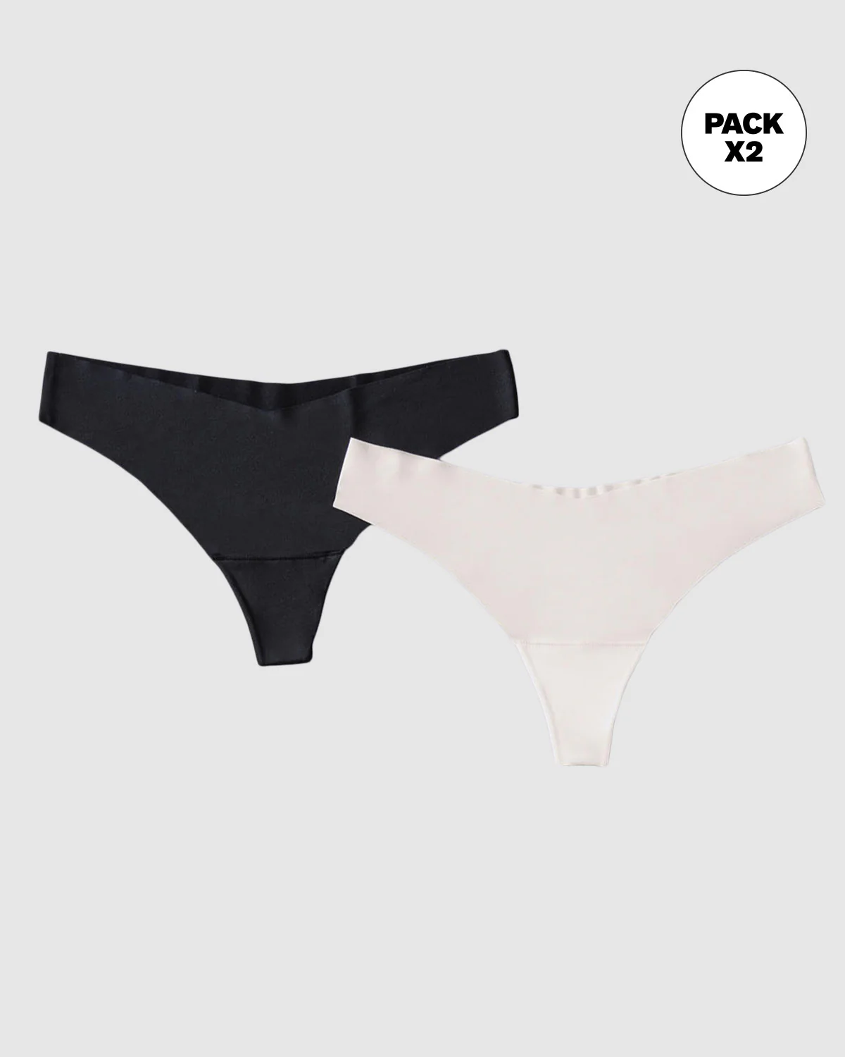 Brasileras de efecto invisible en paquete x 2