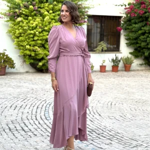 Vestido Isabela Rosa