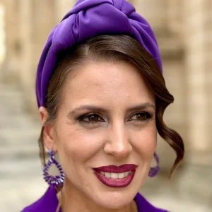 Diadema Nogal Morada