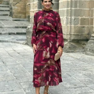 Vestido Melody Burdeos