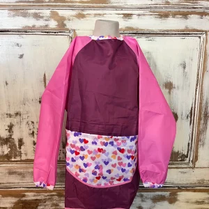 Pintor impermeable con bolsillo  frontal Hearts