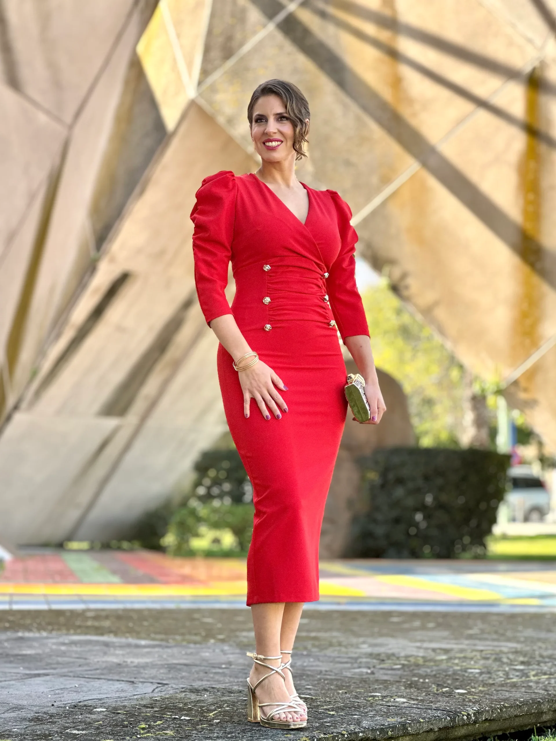 Vestido Iznájar Rojo - Imagen 4