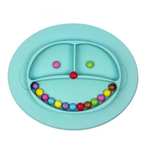Plato con divisiones 100% de silicona Raz Baby