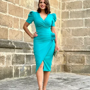 Vestido Alba Turquesa