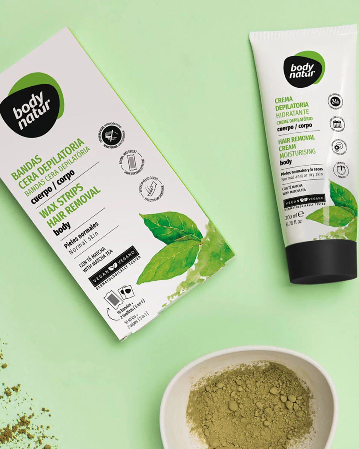 Body Natur crema depilatoria hidratante corporal 200ml - Imagen 7