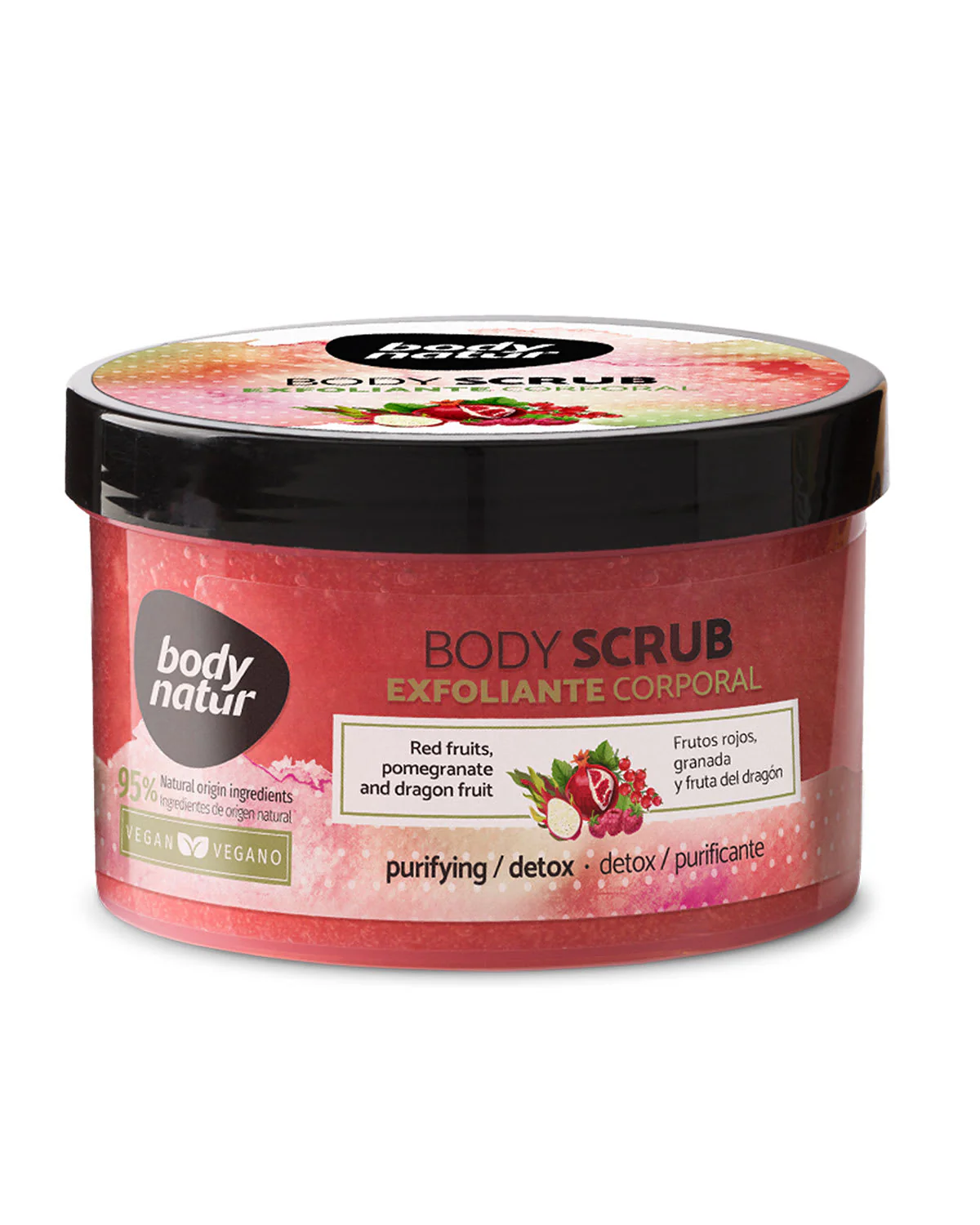 Body Natur exfoliante corporal frutos rojos 200 ml