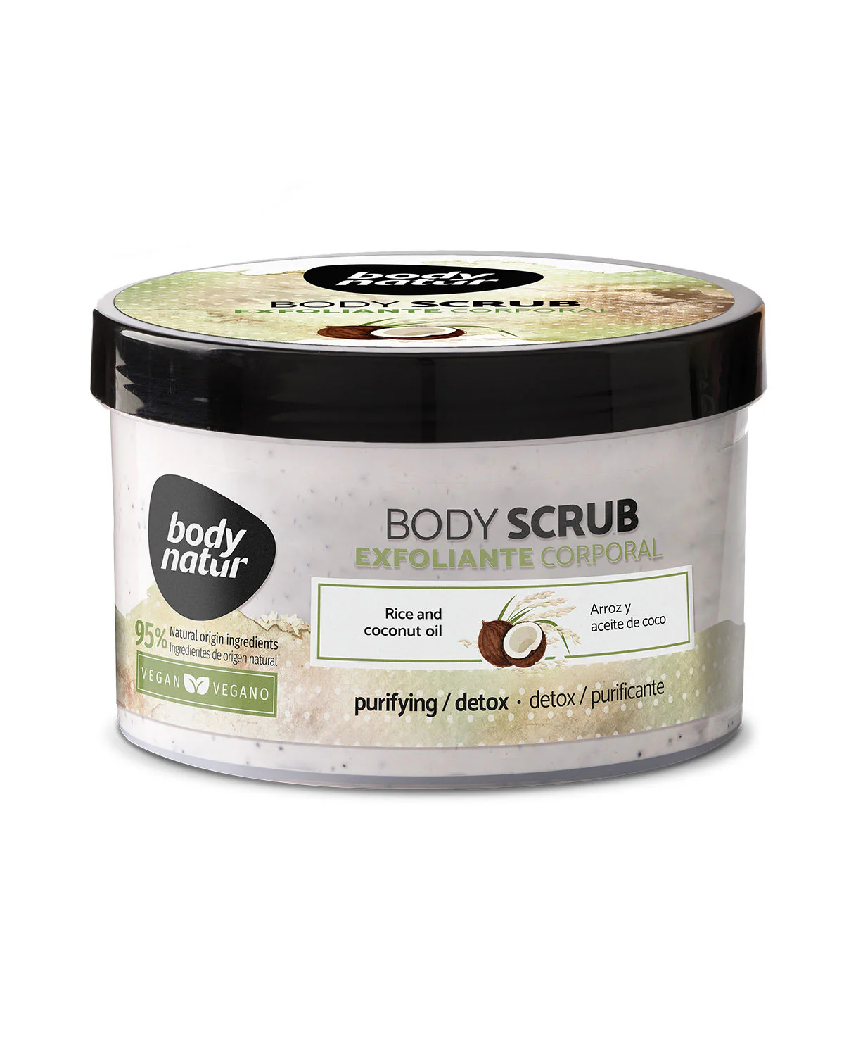 Body Natur exfoliante corporal frutos rojos 200 ml - Imagen 4