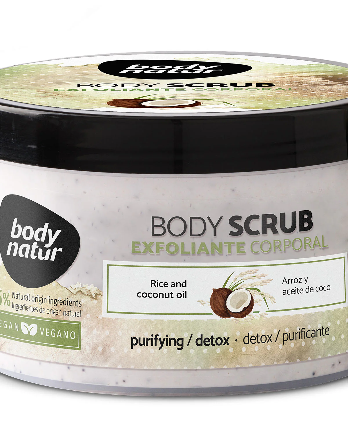 Body Natur exfoliante corporal frutos rojos 200 ml - Imagen 5