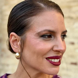 Pendientes Gota Dorado