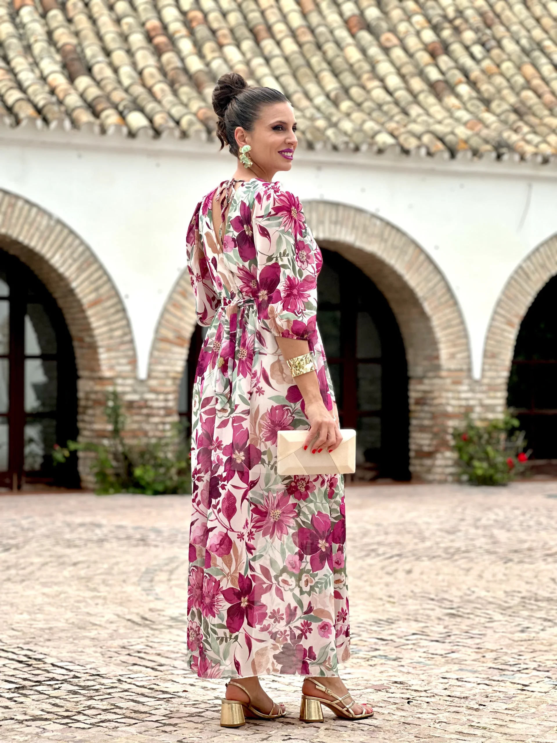 Vestido Sabina Buganvilla - Imagen 6